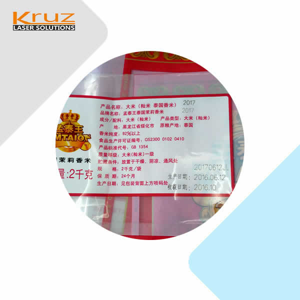 Plastic laser marking